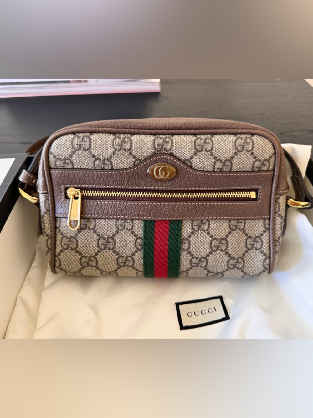 Gucci GG Supreme Mini Ophidia Crossbody